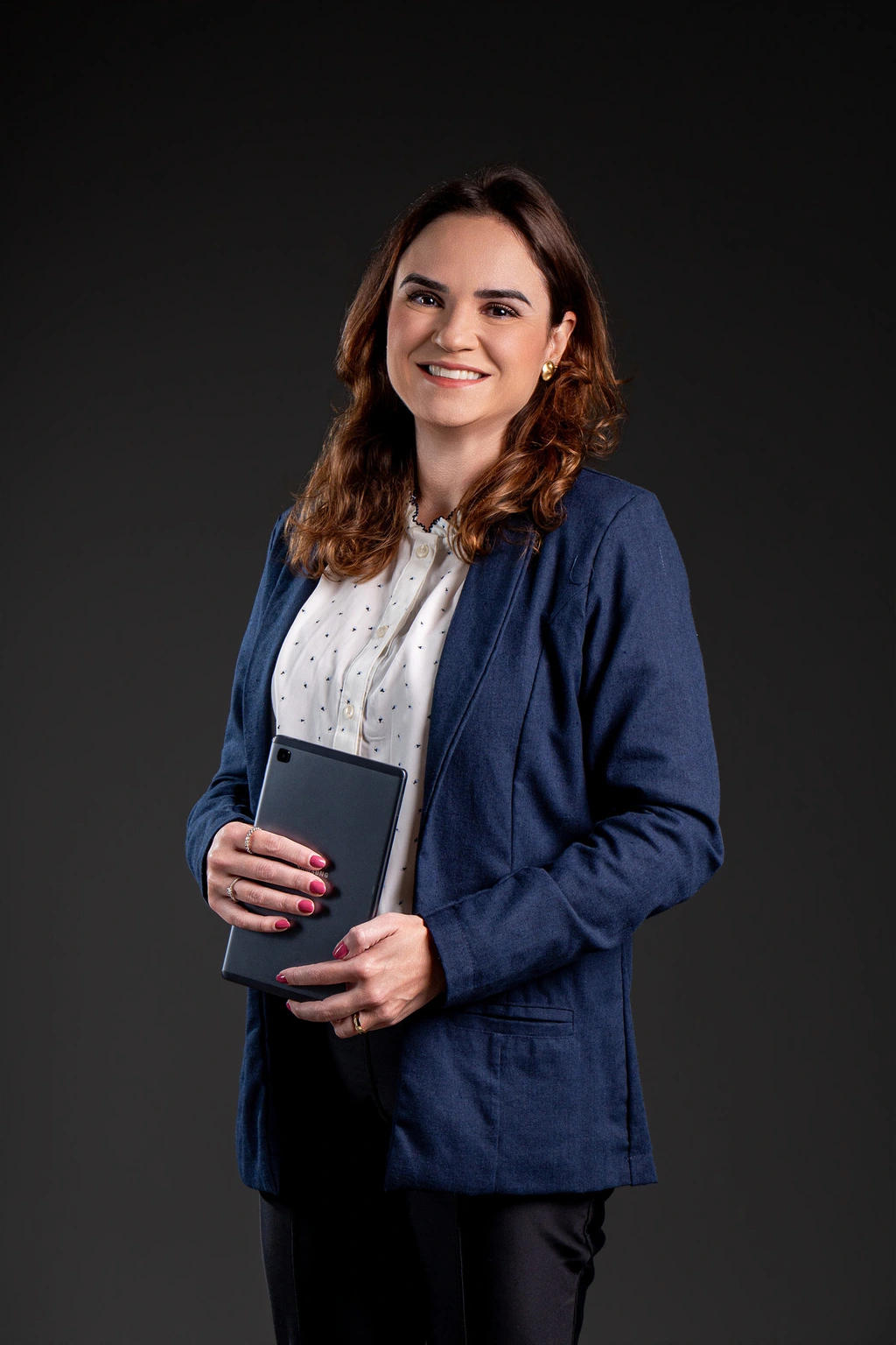 Retrato corporativo para LinkedIn de Renata Borges